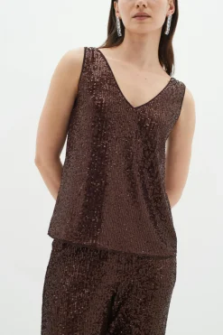 BarbaraIW Sequin Top<InWear Cheap
