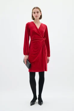BrynnIW Goriel Velour Wrap Dress<InWear New