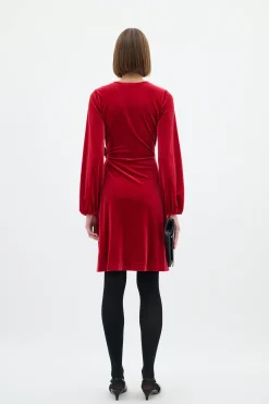 BrynnIW Goriel Velour Wrap Dress<InWear New