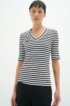 DagnaIW Striped V T-shirt<InWear Cheap