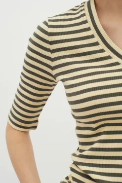 DagnaIW Striped V T-shirt<InWear Cheap