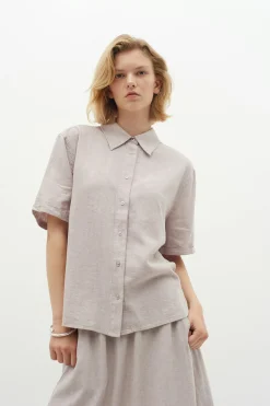 EllieIW Short sleeved Linnen Shirt<InWear Discount